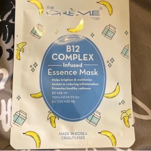 The crème shop b12 complex infused essence sheet mask